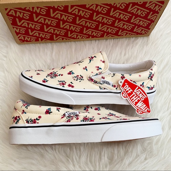 Vans Floral Slip On Women’s Sneakers - Picture 6 of 6